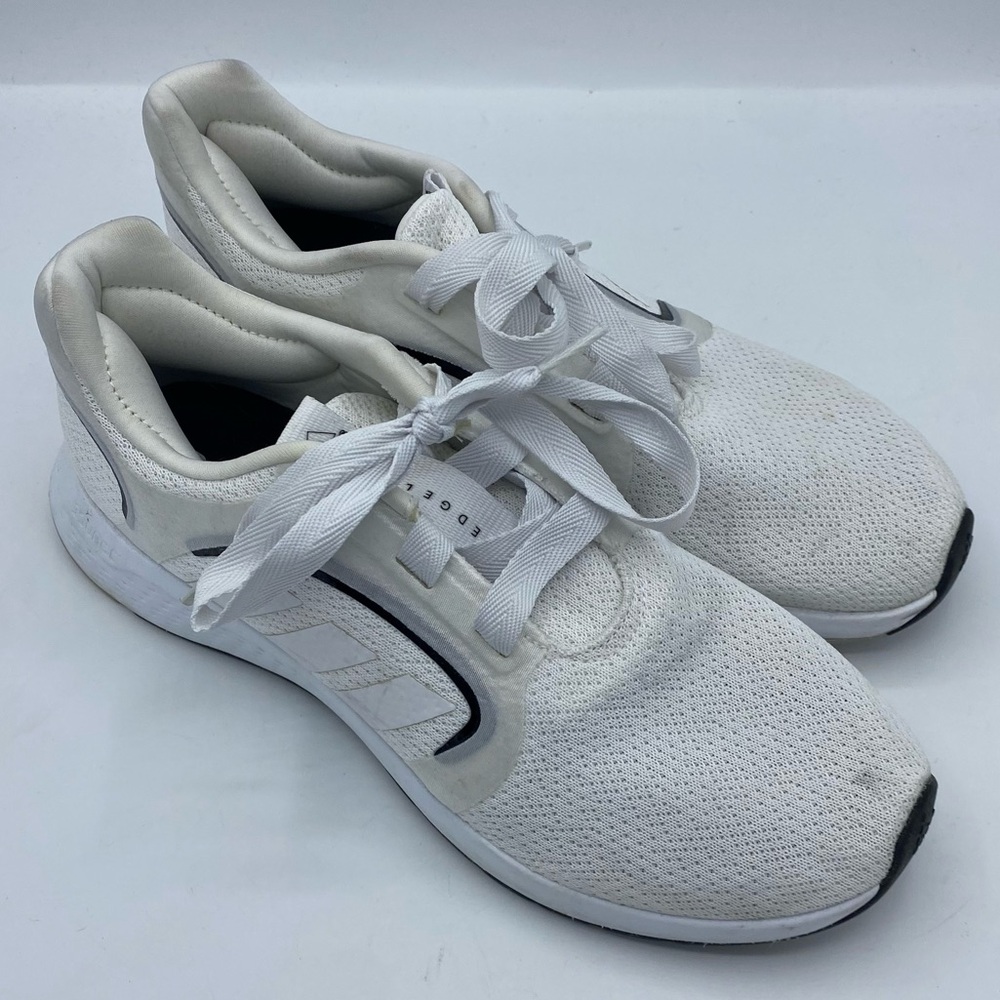 Adidas Womens 9 Running Shoes White Black Edge Lux 5 Athletic Sneakers Jogging